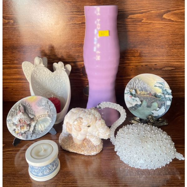 Handmade Collectible Household Items  Vases, Decorative Plate minis, Candle