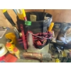Image 4 : Large Selection of Tools and Materials. Husky Bucket Tool Belt, Roll of Wire, Various Handtools.