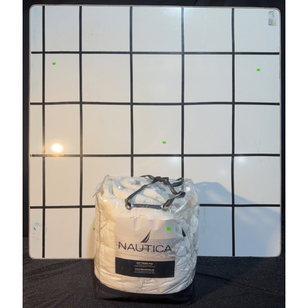 48x48 Whiteboard and Queen Size Nautica Mattress Cover