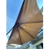 Image 5 :  Semi Circle Custom Patio Umbrella 95T w/ 2 Lawn Lounger Chairs 