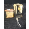 Image 1 : Vintage: Westclox Folding Travel Alarm Clock, Timex Watch, Cedric Watch 