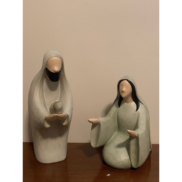 Resin 2 Piece Nativity Scene 9T