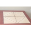 Image 2 : Side Table w/ Bottom Shelf and Tile Detail 29 W, 20 D, 18 T