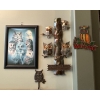 Image 1 : Owl Home Decor Collection, Bring Tools, Incl. Cast Iron Coat Hook, Trippy Picture, Metal Welcome 
