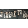 Image 3 : Val St.Lambert Belgium Hand Blown "Glendale" Pattern with  Cutlery, and Street Sign