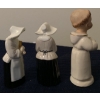 Image 2 : Royal Worchester Bone China Nun Figures (2; One w/ Very Slight Chip) w/ Japan  Figure (5T) 