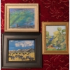 Image 1 : Local Original Oil on Board Paintings, Country Themed - Largest 15x13 