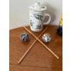 Image 3 : Oriental Collectibles - Panda Tie, MK Decorative Vase, Enamel Decorative Balls and More 
