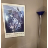 Image 1 : 6 Ft Floor Lamp w/ Framed Poster Art