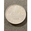Image 1 : 1950 Canadian Silver Dollar Featuring Voyageur Design