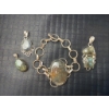 Image 6 : Stamped .925 Silver Labradorite Jewelry Set