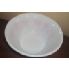 Image 3 : Vintage Federal Glass Red Mushroom Bowl 8" Diameter Top, 4 T 