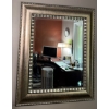 Rectangular Wall Mirror - Metallic Look 22x26
