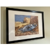Image 2 :  Art card framed “Haystacks” by Vincent Van Gogh    approx 17w x 13.5 l