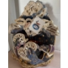 Image 1 : Blue Sky Clayworks Heather Goldminc Christmas Nativity Scene / Tea Light Tower 13.5T