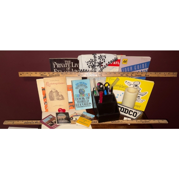 Collectible German Easy Reads w/ Vintage Stationary & more