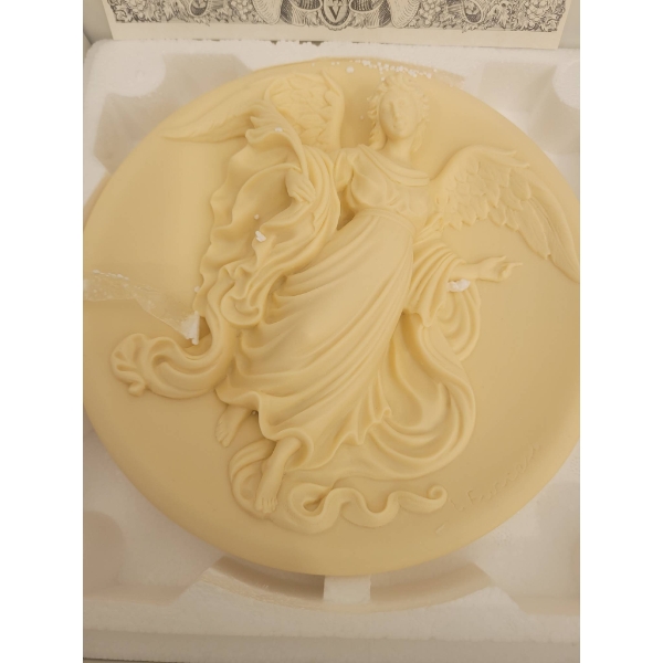 Ennio Furiesi Angels We Have Heard on High Bas Relief Wall Plaque in Presentation Box
