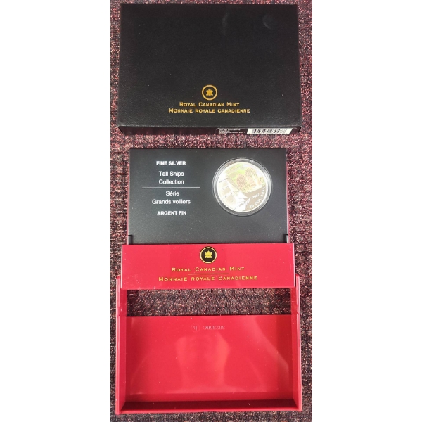 2007 $20 Tall Ships Fine Silver Coin