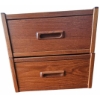 Image 2 : Queen Mattress With Floor Bed Frame, Headboard, Footboard, 2 Bedside Cabinets