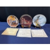 Image 1 : Set of Three Collectors Plates with original boxes and COA