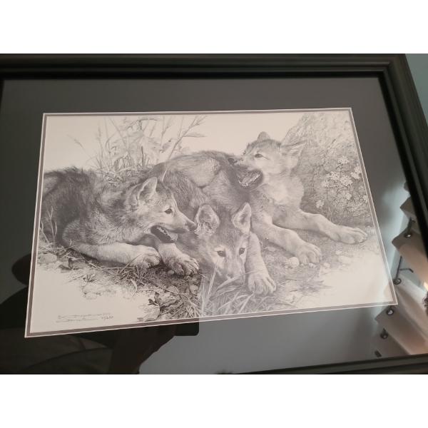 Waiting for Mom by Carl Brenders Ltd Edition Print 41/650 28 w 22 h