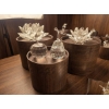 Image 5 : Crystal Decorative Ornaments, Including Lotus Flowers and Fruits