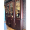 Image 1 : Large Solid Wood China Cabinet, Contents NOT Included - 75W, 18D, 80T