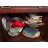 Image 10 : China Cabinet Contents. Glassware, China Cups & Saucers (Royal Windsor, Queen Anne, Society), More	