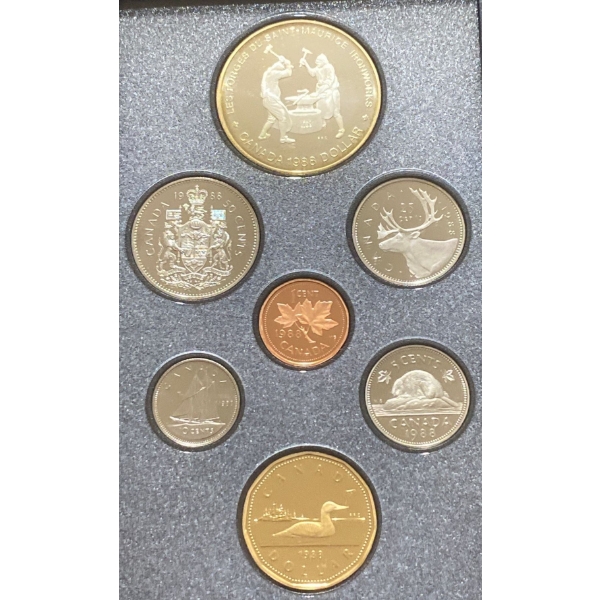 1988 Canadian Proof Set- Ironworkers 50% Silver 23.33 Grams