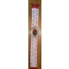 Image 2 : Relic of St.Anne Antique French Velvet Plaque w/ Small Narrow Wall Tapestry