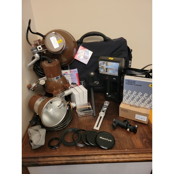 Camera Components & Accessories w/ New Laptop Bag - Something For Everyone