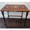 Image 2 : Four Inlaid Wood Nesting Tables