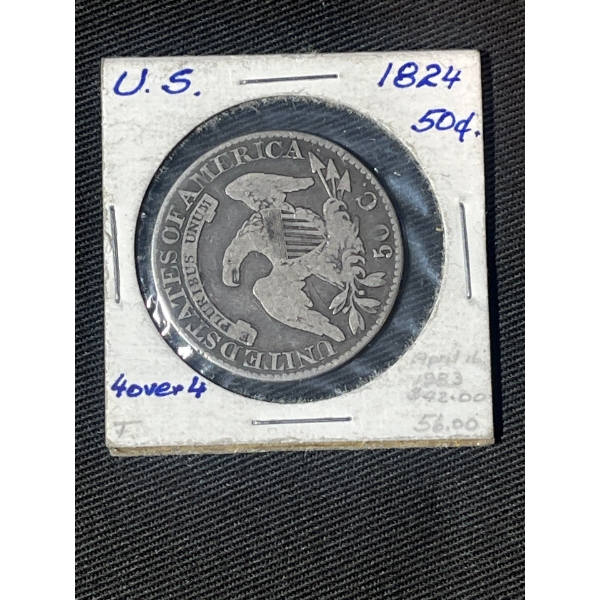 USA 1824 50 Cent Coin
