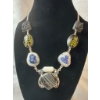 Image 2 : Stamped .925 Silver Bracelets and Necklaces with Sodalite, Druzy, Jade, Pearls, Jasper