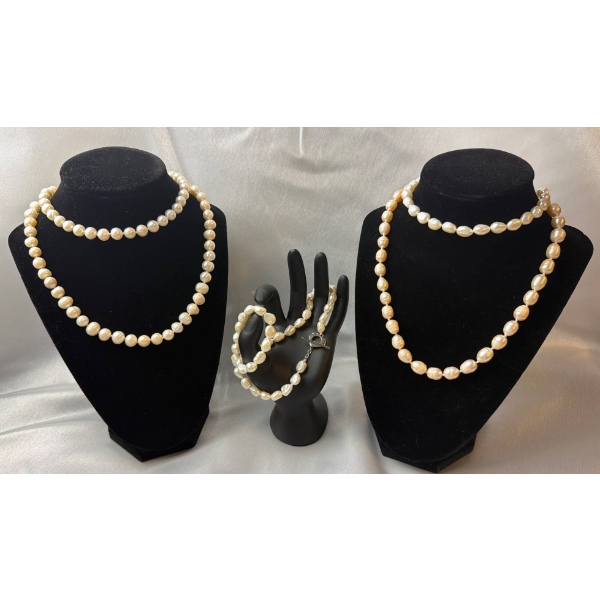 Handcrafted Freshwater Pearl Necklaces