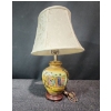 Image 1 : Hand Painted Geisha Art Lamp on Wooden Base- Tested. 