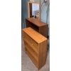 Image 3 : Bundle of Household Goodies including Two Shelves, Two Standup Lamps & A Full Length Mirror 15"tall