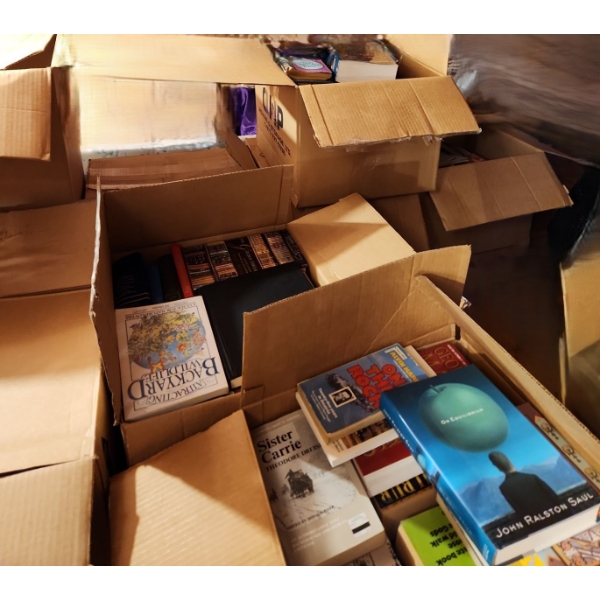 Assorted Books, Various Topics (Self-Help, Cooking, Novels) 10 Boxes, See All Photos