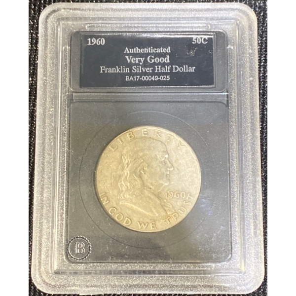 Authenticated Very Good 1946 Walking Liberty Silver Half Dollar