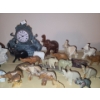 Image 5 : Collection of Elephant Decor: Wood, Stone, Ceramic- Includes: Clock 7 W, 6 T, 