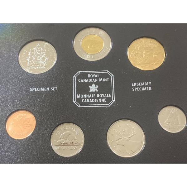 2002 Specimen Set of Canadian Coinage by Royal Canadian Mint