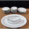 Image 1 : Noritake Bone China Set, 'Graywood' 