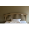 Image 2 : Wood Headboard 67 w 48 h w Rails & Mattress Included