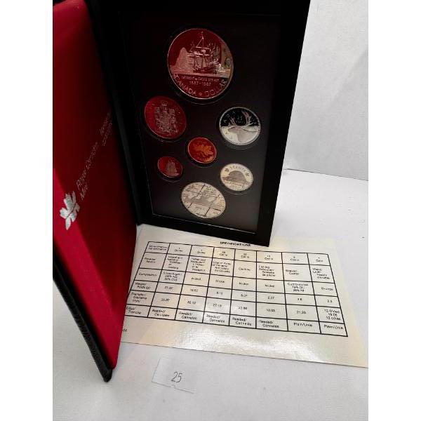 1987 Canada Specimen Double dollar set 