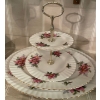 Image 3 : Vintage Royal Albert English Bone China Tea Set "Prairie Rose" - 12 Place Settings