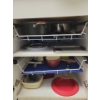 Image 1 : Cupboard & Drawer Contents - Beside Fridge Kitchen Knives Pots & more 