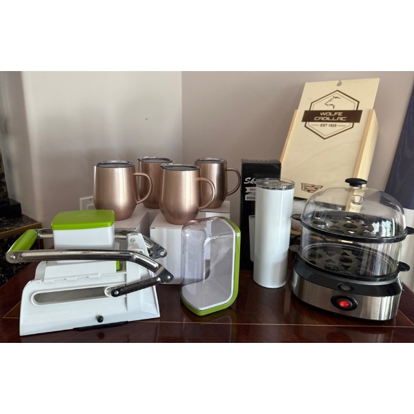 Kitchen Essentials - Travel Beverage Containers Joie Fry Press Vegetable Steamer & More 