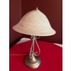 Image 4 : Metal Table (30W, 31D, 27T) w/ Lovely Linens, Metal Lamp 