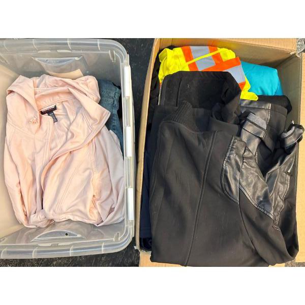 Mystery Clothing Collection, 2 Boxes Worth, Many Women's, Jackets and More, Size Varies, many XL