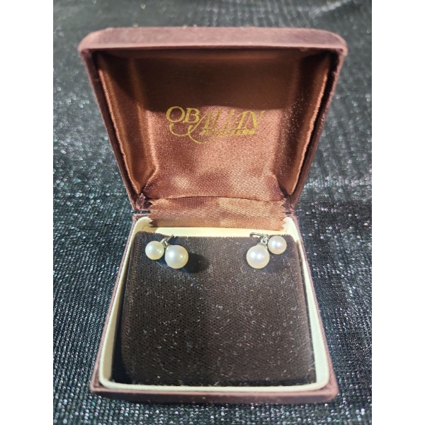 Double Pearled Earrings